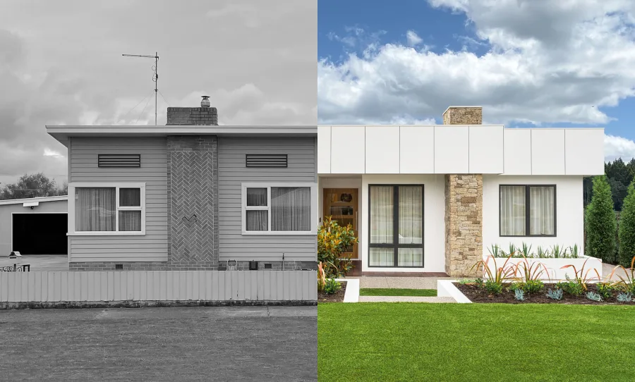 Cottage Rebuild: Before & After