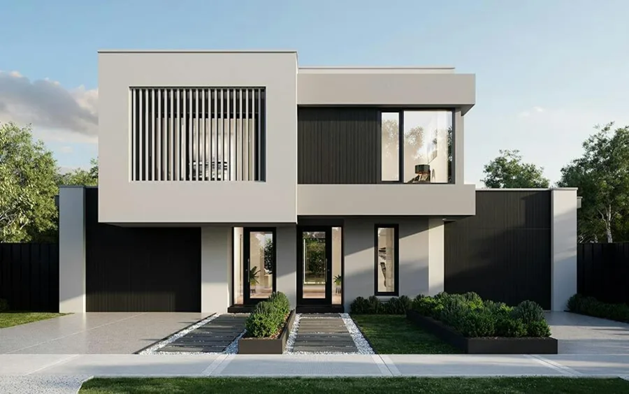 Minimalist Facade Residence